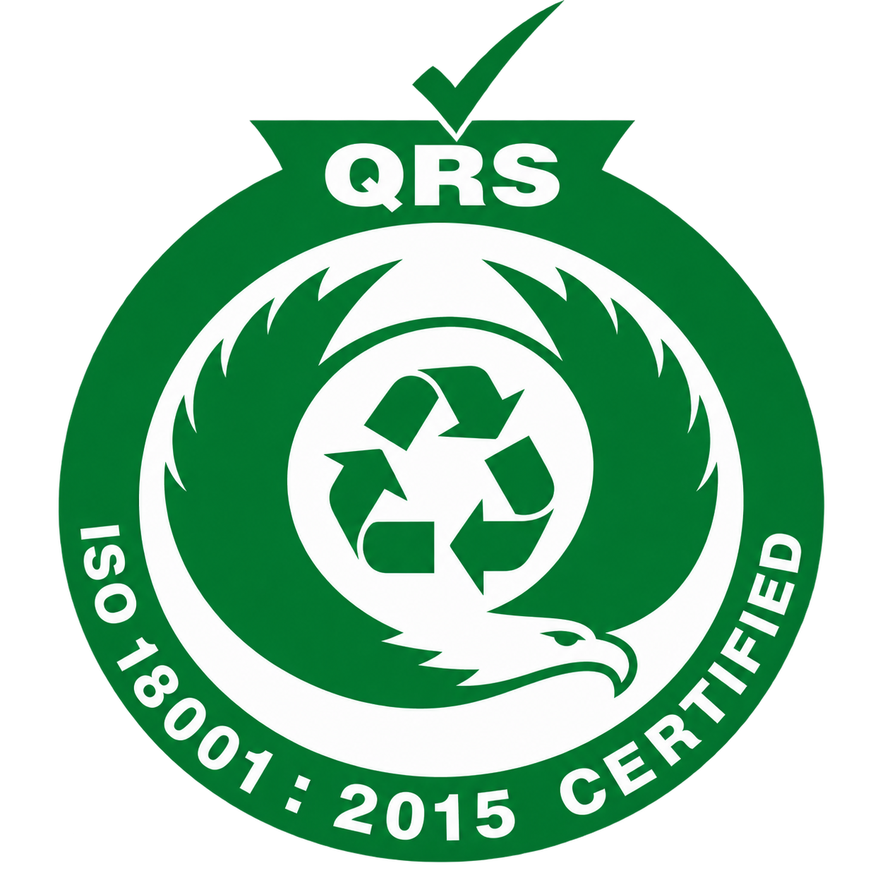 ISO 45001 certification badge